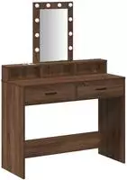 vidaXL Schminktisch Braun 100 x 41 x 140 cm Holzwerkstoff