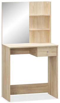 vidaXL Schminktisch Holzwerkstoff 75x40x141 cm Eiche (244862)