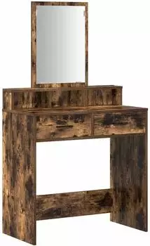 vidaXL Schminktisch R&auml;uchereiche 79 x 41 x 140 cm Holzwerkstoff (865140)