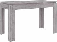 vidaXL Esstisch Grau Sonoma 120x60x76 cm Holzwerkstoff
