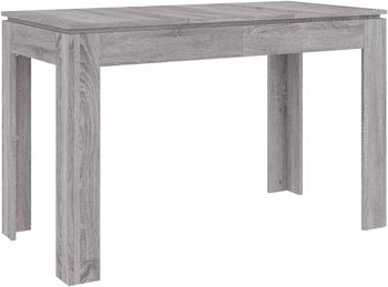 vidaXL Esstisch Grau Sonoma 120x60x76 cm Holzwerkstoff (815388)