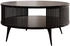 Mirjan24 Roenni Kaffeetisch Modern Design Sofatisch Stilvoll Wohnzimmer Schwarz Black Pietra Grigia 75 cm X 44 cm X 75 cm