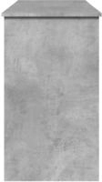 vidaXL Schminktisch mit Spiegel Betongrau 100x45x76 cm