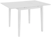vidaXL Esstisch Ausziehbar Wei&szlig; (80-120)x80x74 cm MDF