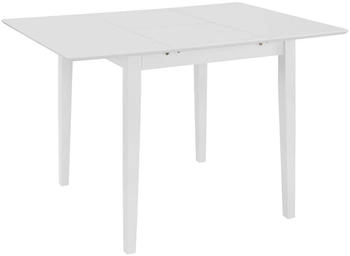vidaXL Esstisch Ausziehbar Wei&szlig; MDF (247626)