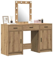 vidaXL Schminktisch Braun 50 x 41 x 135 cm Holzwerkstoff