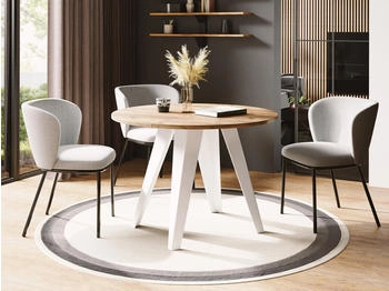 WFL GROUP Griffin Craft Oak 90 cm x 76 cm x 90 cm