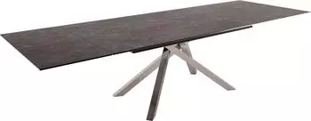 DeLife Esstisch Edge 200-300x100 Keramik Laminam nero greco (37985)