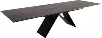 DeLife Esstisch Edge 200-300x100 Keramik Laminam nero greco (37986)