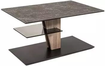 58 auf'm Kessel Funktionstisch Celle 100x60x47 höhenverstellbar WildeicheNero 1624