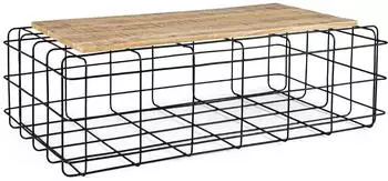 Bizzotto Trellis aus Mangoholz, 110 cm natur
