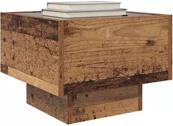 vidaXL Couchtisch Altholz-Optik 40x40x30cm