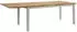 Home Affaire Samba Esstisch Massivholz Buche verlängerbar, weiß/Eiche, 140–180cm (508597-0)