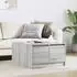 vidaXL Couchtisch mit Schubladen Grau Sonoma 70,5x70x40cm (3328413)