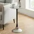 Finebuy Beistelltisch Aluminium rund 29cm silber (FB113681)