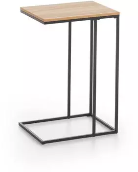 xonox.home Beistelltisch Artisan Eiche Nachbildung / Schwarz, Metallgestell, 30x58x40cm