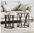vidaXL Couchtisch 2er-Set Sonoma-Eiche Holz und Stahl (868262)