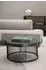 Actona Strington Couchtisch rund, Melamin matt schwarz, Ø65x35cm