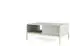 Bettso Nova Couchtisch mit Ablage, Schubladen, Grau/Gold, 104x46x68cm