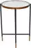 HOFMANN LIVING AND MORE Beistelltisch Spiegelglasplatte Ø40cm, H60cm, schwarz/gold (27048410-0)