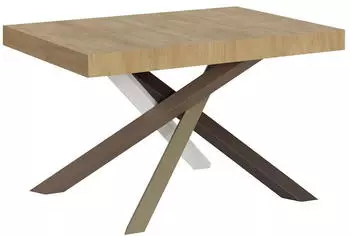 Itamoby Volantis Ausziehtisch 90x120/224cm Eiche Natur 4/C Gestell (8050598100844)