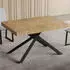 Itamoby Niket Ausziehbarer Tisch 120/224x90cm, Eiche Natur, Anthrazit (VE0120TAVNIKE-QN)