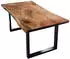 Kawola LORE Esstisch Akazie Massivholz Baumkante 180x90cm (LORE)