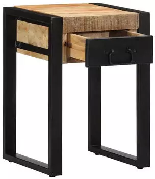 vidaXL Beistelltisch Massives Rohes Mangoholz 35x35x50cm (4015943)