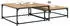 vidaXL Couchtisch-Set 2-tlg. Holzwerkstoff Artisan-Eiche (881894)