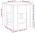 vidaXL Couchtisch Altholz-Optik 40x40x42cm Holzwerkstoff (856798)