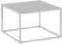 Wohnling Couchtisch Industrial Metall Weiß 60x60x40cm (WL6.899)