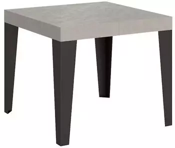 Itamoby Flame Ausziehtisch 90/246x90cm Kaschmir, Tischbeine Anthrazit (VE900TAFLMALL-CH-AN)