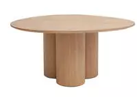 Design-couchtisch Aus Hellem Holz Hollen