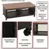 MCW Couchtisch MCW-N28 Industrial Retro, 2 Fächer, Rollen, 120x60x45cm, schwarz/natur (MCW-N28)