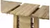 K+W Komfort & Wohnen 5030 Esstisch ausziehbar Massivholz Wildeiche natur 140x90cm (60463833-0)