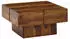 Finebuy Couchtisch Sheesham Massivholz 57,5x57,5x30cm (FB75916)