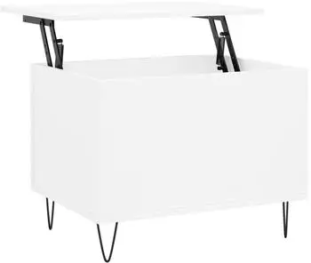 vidaXL Couchtisch Wei&szlig; 60x44,5x45cm Holzwerkstoff (830948)