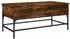 vidaXL Couchtisch Braun Eichen-Optik 100x50x45cm Holzwerkstoff Metall (845400)