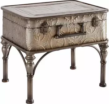 Home Affaire Couchtisch "Use me" Metall, grau antik, 42x32x34cm (561404-0)