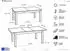 WFL GROUP Lindberg Esstisch ausziehbar 140–180x80cm, Eiche Artisan, weiße Beine (48780685-17)