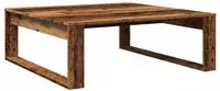 vidaXL Couchtisch Altholz-Optik 100x100x35 cm Holzwerkstoff