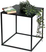 Dandibo - Couchtisch Schwarz Metall S Beistelltisch Wohnzimmer 96252 Tisch
