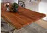 Massivmoebel24 FREEFORM 2 Baumkantentisch mit Ansteckplatte Akazie 240-300x110x78cm walnuss (09-114-819-0101)