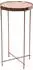 INOSIGN Beistelltisch Glas/Metall roségold, H60cm, ø32,5cm