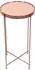 INOSIGN Beistelltisch Glas/Metall roségold, H60cm, ø32,5cm