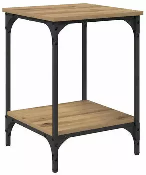 vidaXL Couchtisch Artisan-Eiche 40x40x55cm Holzwerkstoff