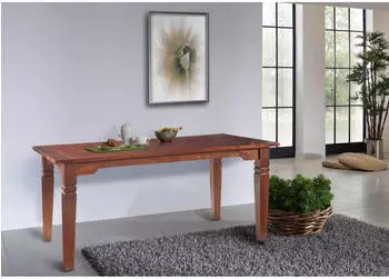 Massivmoebel24 Oxford 118 Esstisch ausziehbar 90x90&ndash;170x90cm Akazie massiv Nougat (09-100-620-6026)