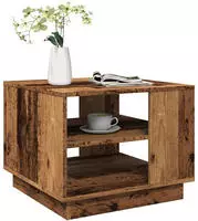 vidaXL Couchtisch Altholz-Optik 55x55x42 cm Holzwerkstoff