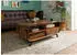 Massivmoebel24 Mailand Couchtisch Sheesham 120x70x50cm dunkelbraun lackiert (09-200-875-1131)