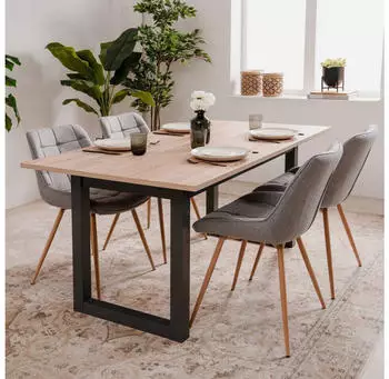 Homestyle4u Esstisch Holz ausziehbar 160-200cm (2127)